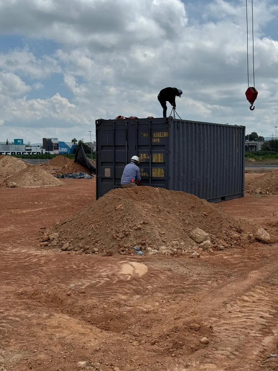 Contenedores para proyectos de construcción