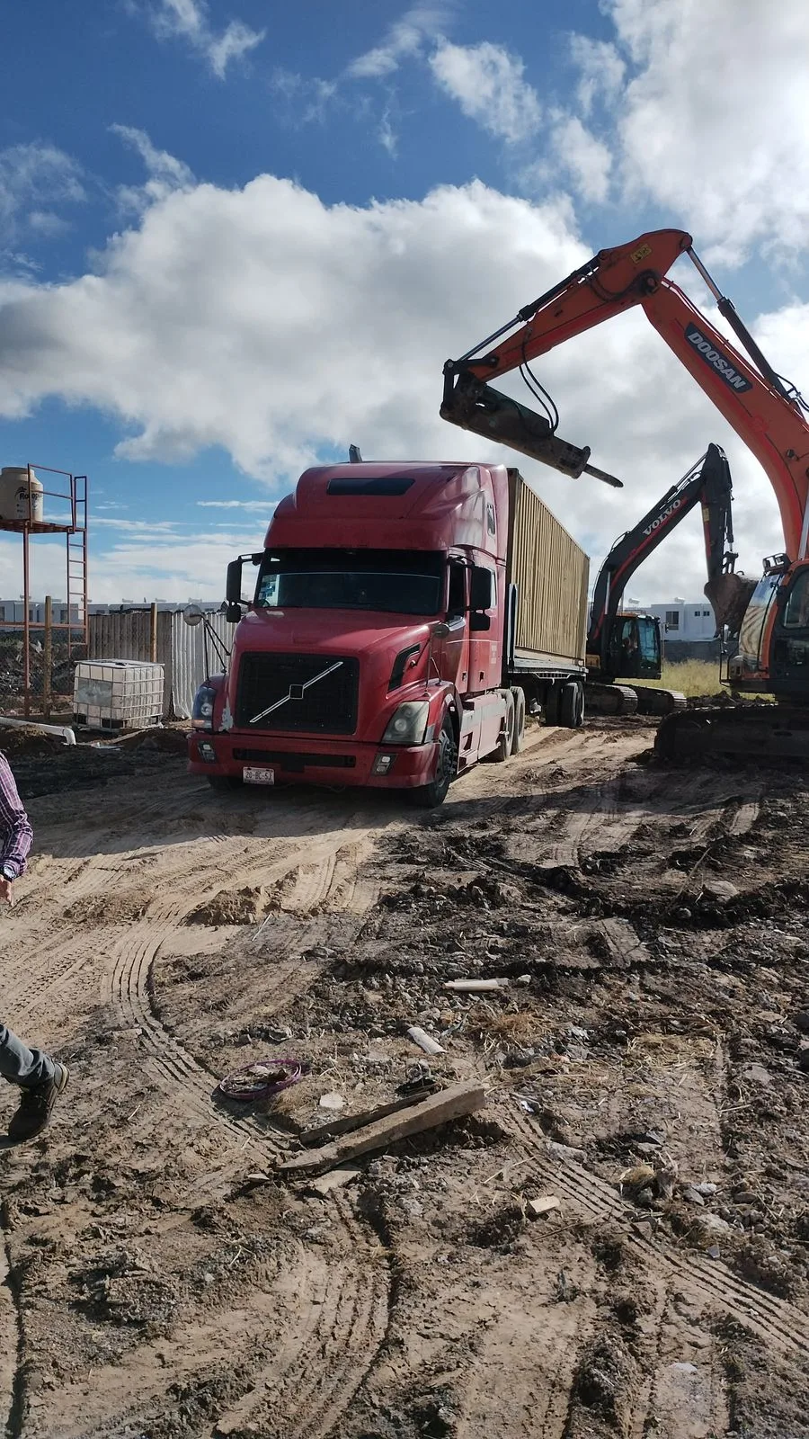 Contenedores para proyectos de construcción