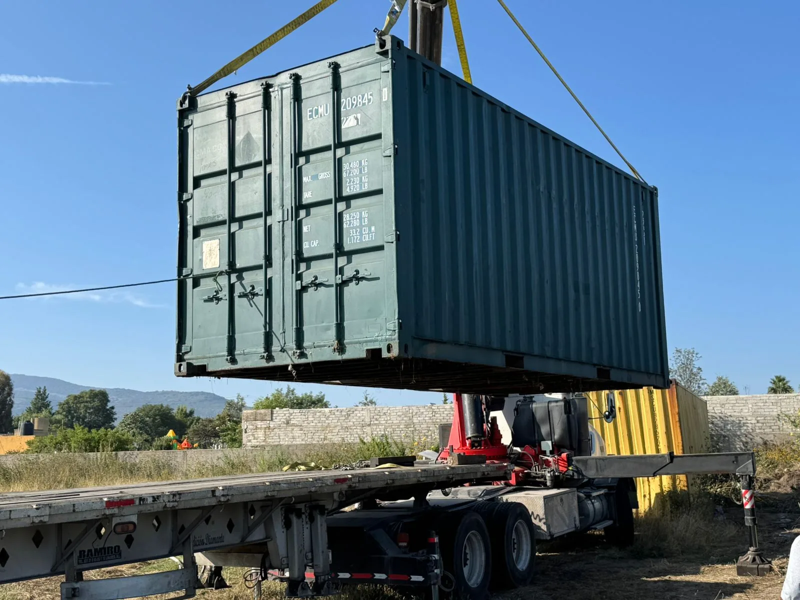 Contenedores para proyectos de construcción